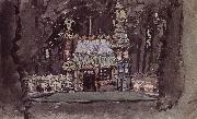 Mikhail Vrubel The Gingerbread House Spain oil painting artist